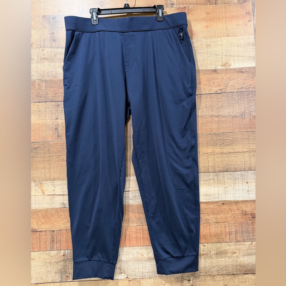 32 Degrees Womens Navy Blue Joggers Performance Pants Size XXL